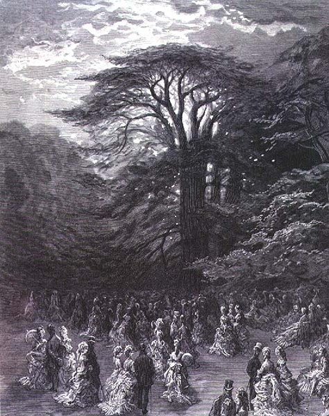A Chiswick Fete ، من "London ، a Pilgrimage" ، بقلم ويليام بلانشارد جيرولد (1826-1884) ، نقش بواسطة ستيفان بانميكر (1847-1930) ، حانة. 1872 (نقش) بواسطة غوستاف (بعد) دوري
