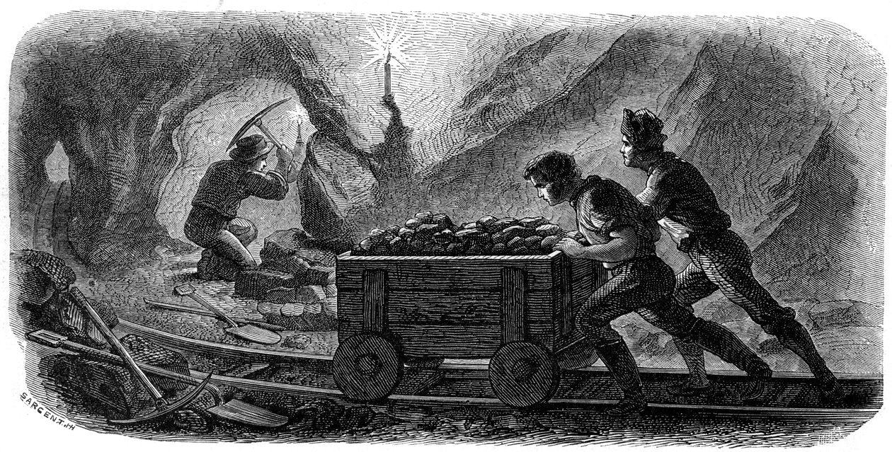 تعدين الكوارتز ، كاليفورنيا ، 1859. بواسطة غوستاف أدولف شاسيفنت باكيس