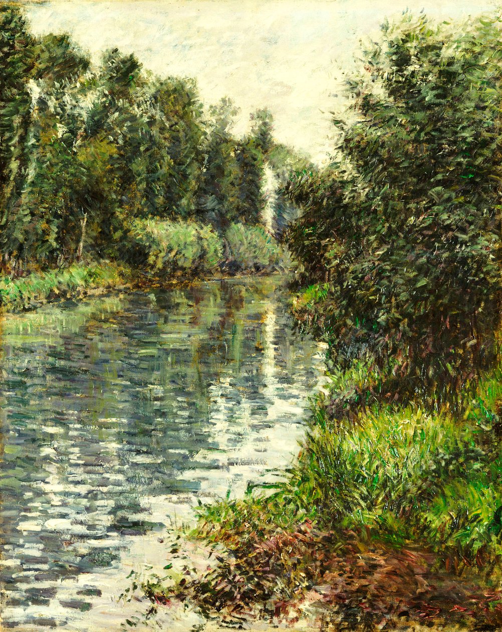 فرع صغير من نهر السين ، أرجينتويل ، 1888-1890 بواسطة غوستاف كايليبوت