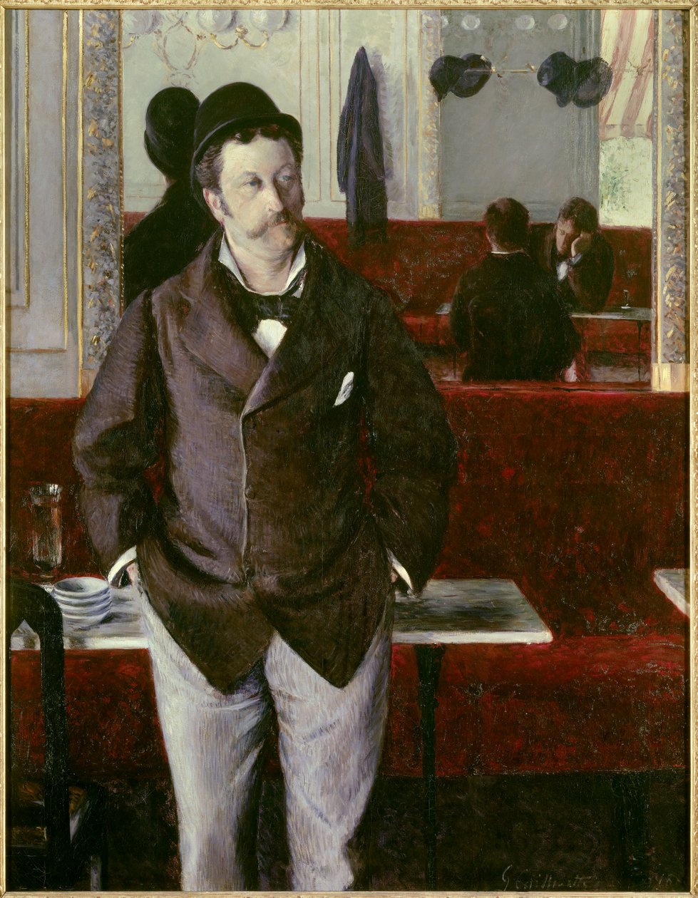في المقهى لوحة غوستاف كايليبوت (1848-1894) 1880 صن. 1،53x1،14 م روان ، متحف الفنون الجميلة بواسطة غوستاف كايليبوت