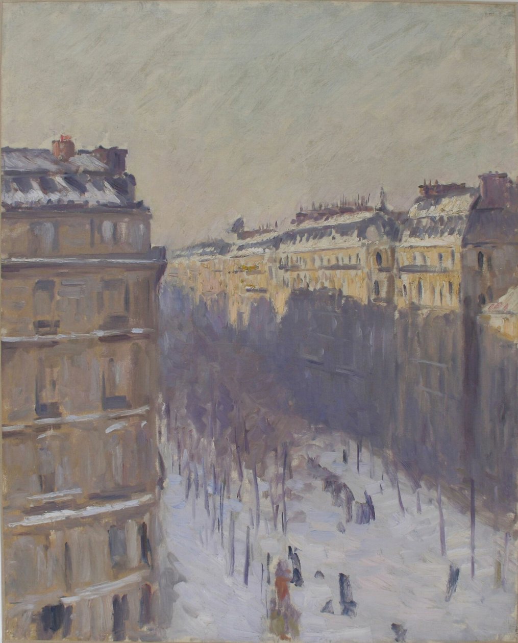 Boulevard Haussmann ، تأثير الثلج ، 1879-1881. بواسطة غوستاف كايليبوت