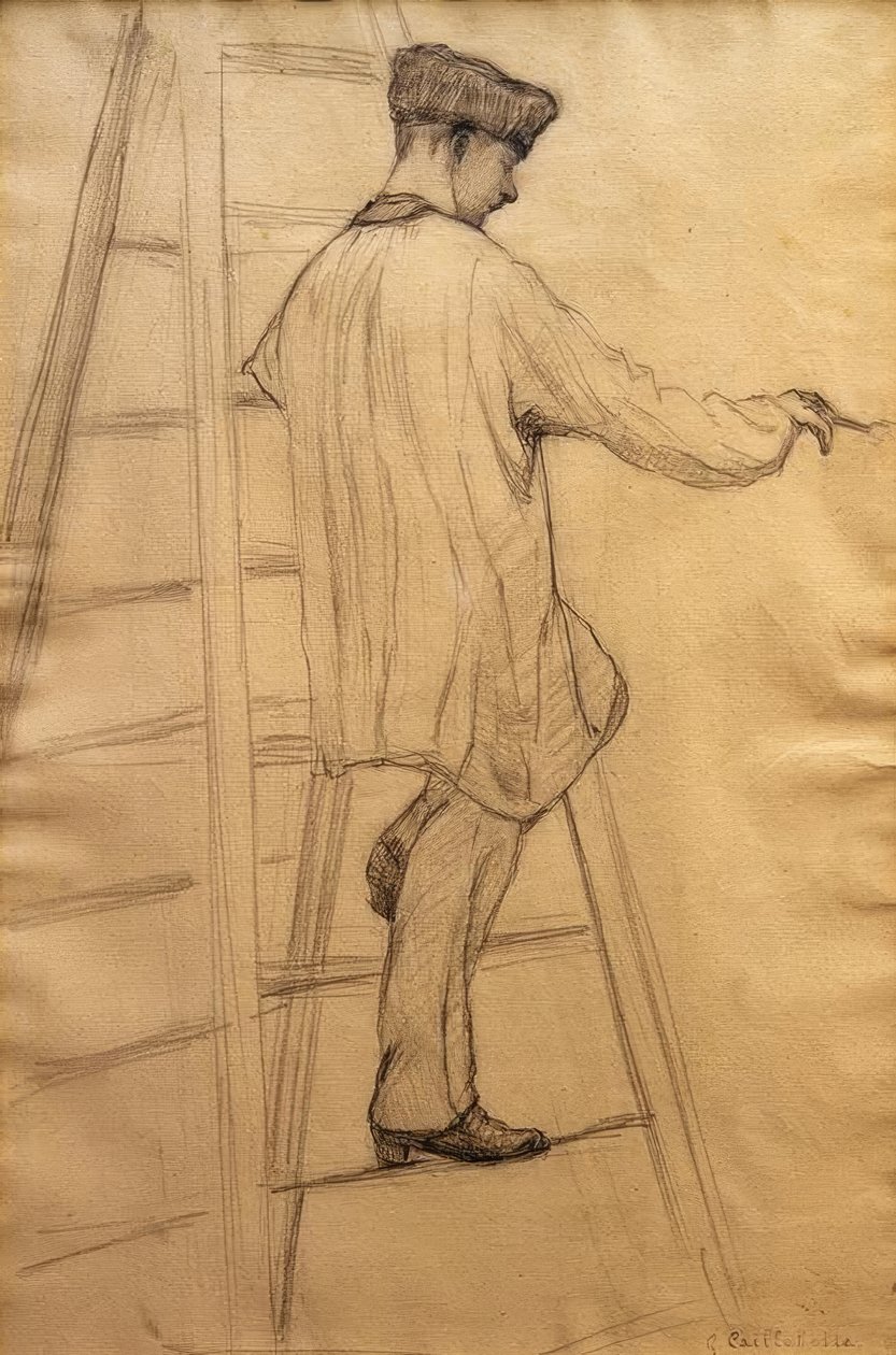 دراسة لرسامي المنزل بواسطة غوستاف كايليبوت