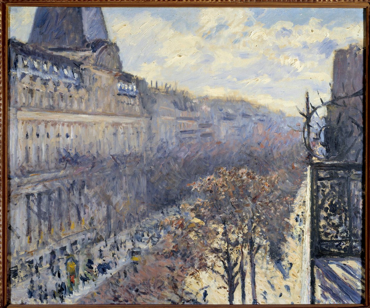 شارع الإيطاليين في باريس لوحة رسمها غوستاف كايليبوت (1848-1894) مجموعة خاصة 1880 بواسطة غوستاف كايليبوت