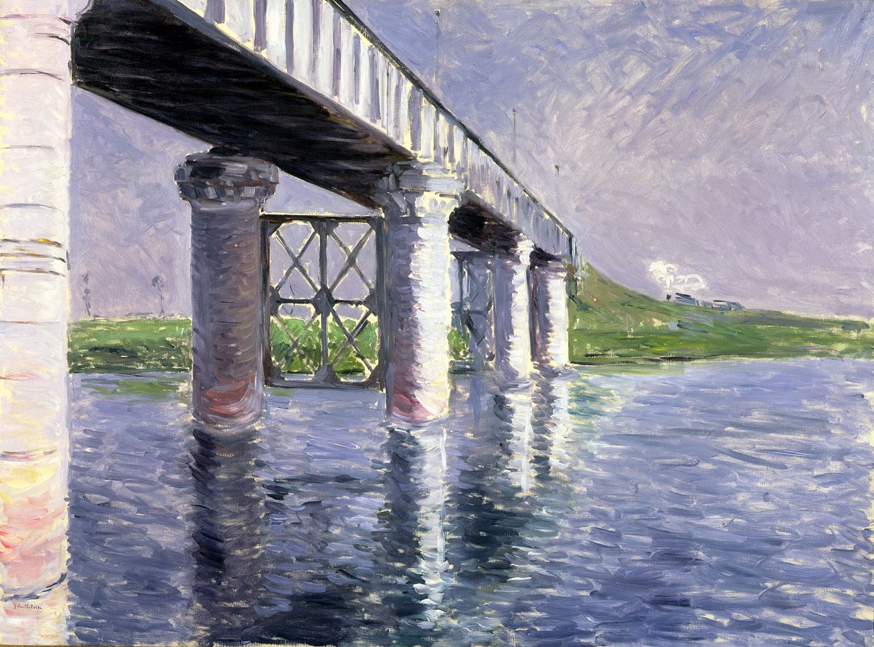 The Bridge at Argenteuil ، 1885 أو 1887 بواسطة غوستاف كايليبوت