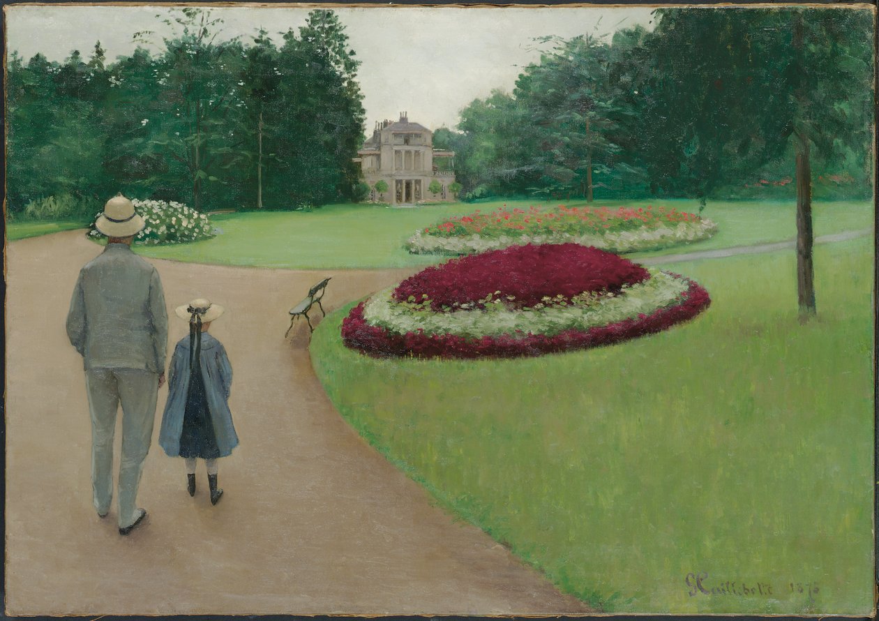 حديقة ملكية Caillebotte في Yerres ، 1875 بواسطة غوستاف كايليبوت