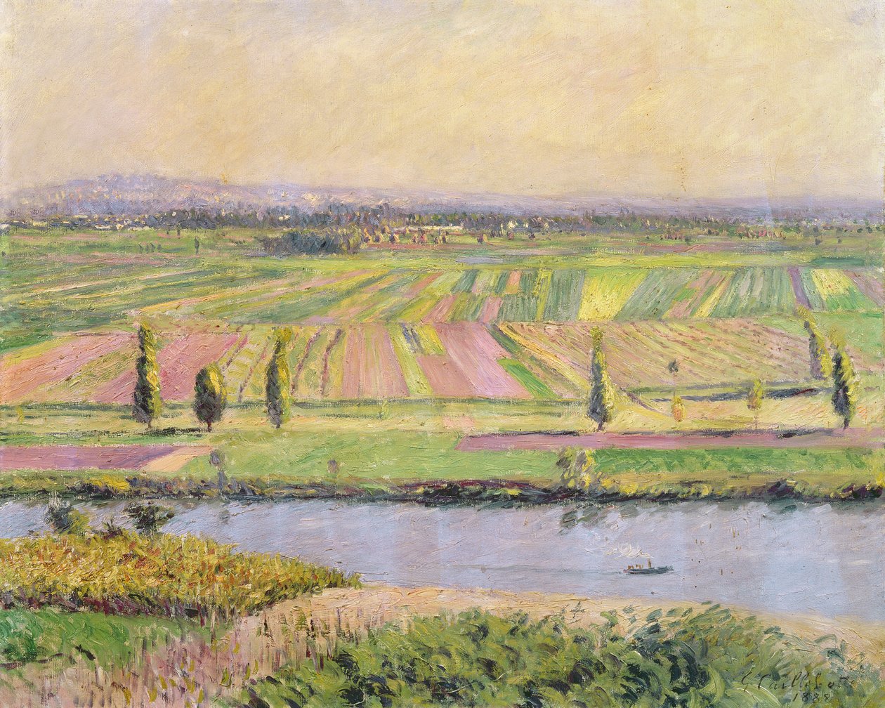 سهل Gennevilliers من تلال Argenteuil ، 1888 بواسطة غوستاف كايليبوت
