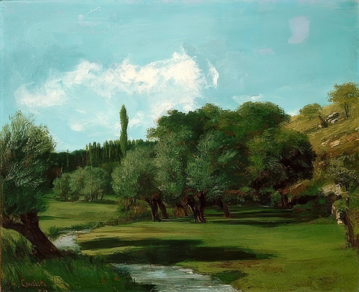 La Bretonnerie im Département Indre. 1856 بواسطة غوستاف كوربيت