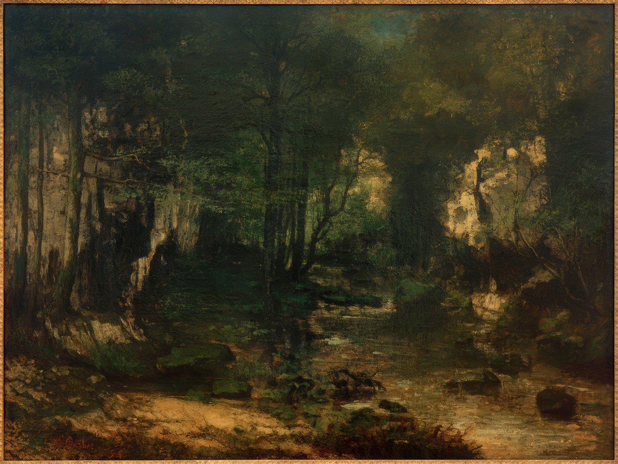Le Ruisseau du Puits-Noir ، وادي لوي بواسطة غوستاف كوربيت
