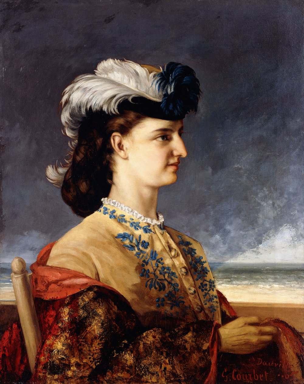 صورة الكونتيسة كارولي ، 1865 بواسطة غوستاف كوربيت