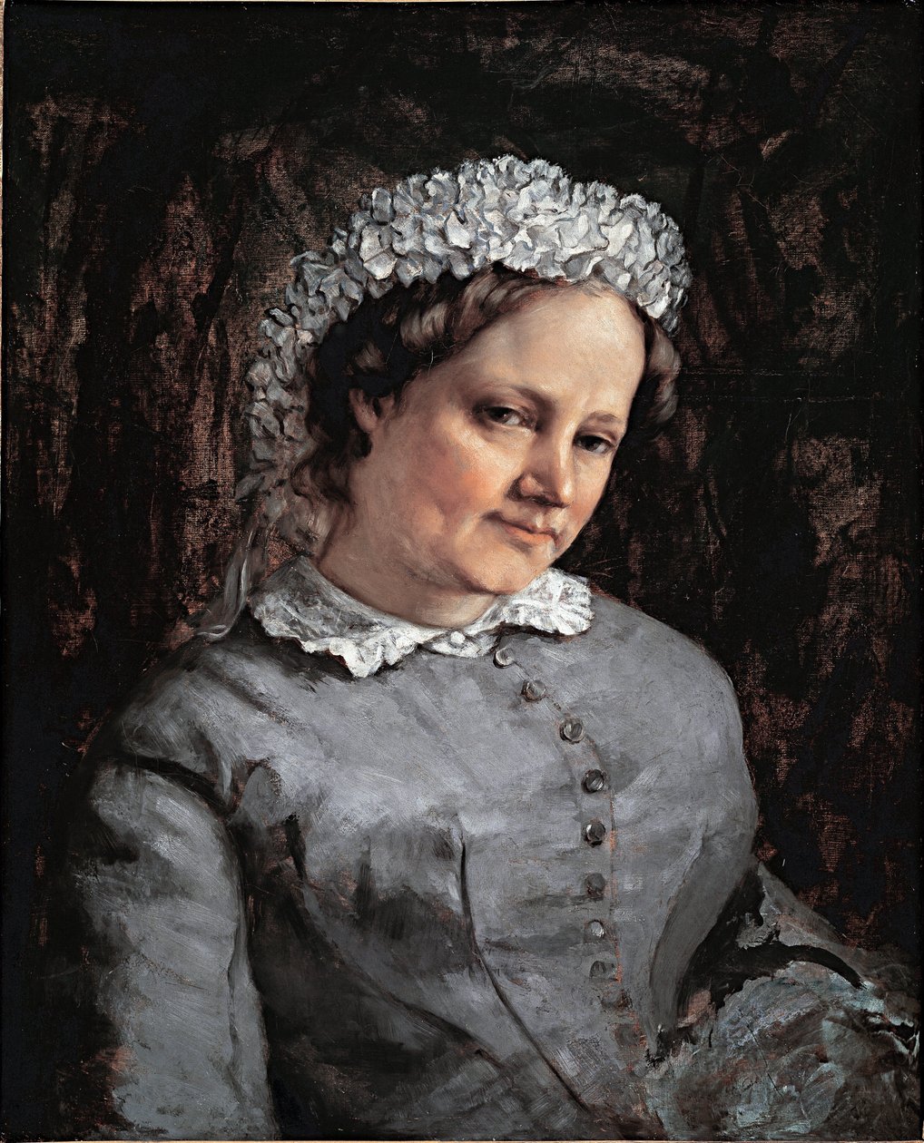 Portrait of Euphrasie Proudhon (oil on canvas بواسطة غوستاف كوربيت