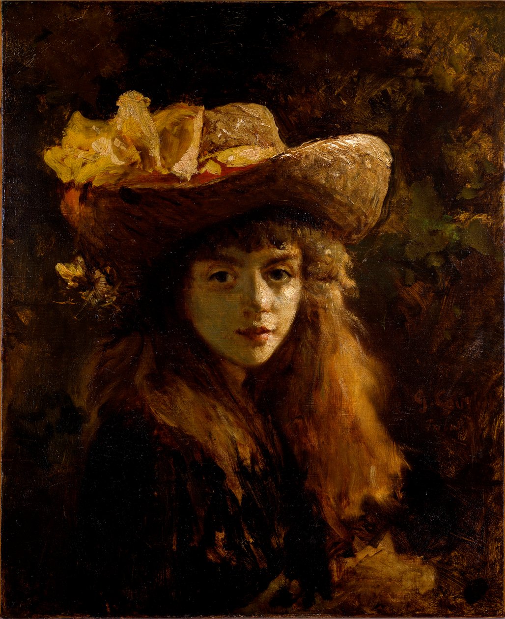 صورة للفتاة رسم غوستاف كوربيه (1819-1877) 1872 خافت. 73x60 سم فيينا ، متحف Kunsthistorisches ، Neue Galerie in der Stallburg بواسطة غوستاف كوربيت