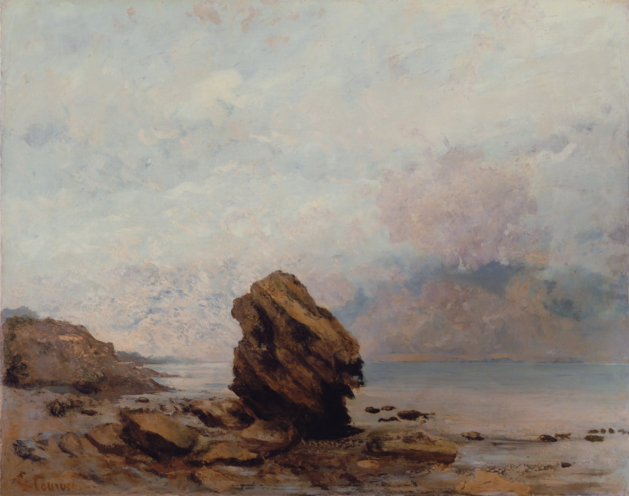 الصخرة المعزولة ، c.1862 بواسطة غوستاف كوربيت
