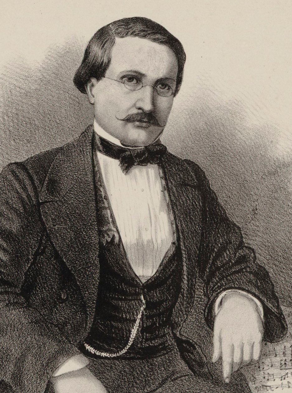 صورة للمؤلف أنتوني لاموت 1819-1912 ، 1855-1859. بواسطة غوستاف دونجيان