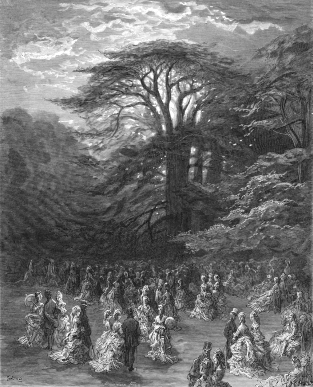 "A Chiswick Fete" ، ١٨٧٢. بواسطة غوستاف دور