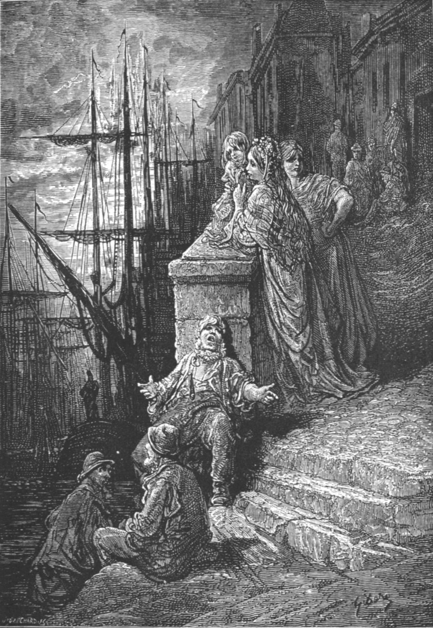 عائلة Watermans ، 1872. بواسطة غوستاف دور