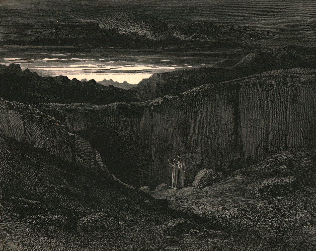 كل الرجاء التخلي ، أيها الذين يدخلون هنا ، c1890. بواسطة غوستاف دور