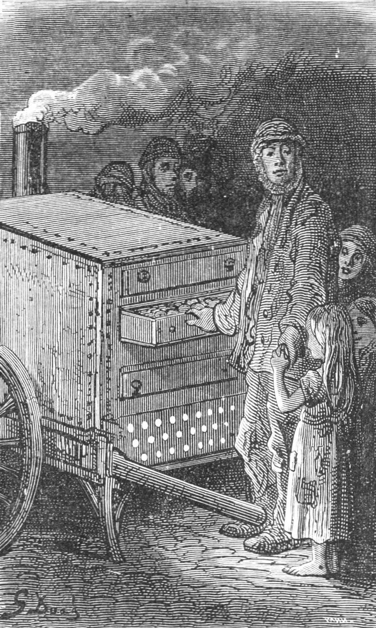 "رجل البطاطس المخبوزة" ، 1872. بواسطة غوستاف دور