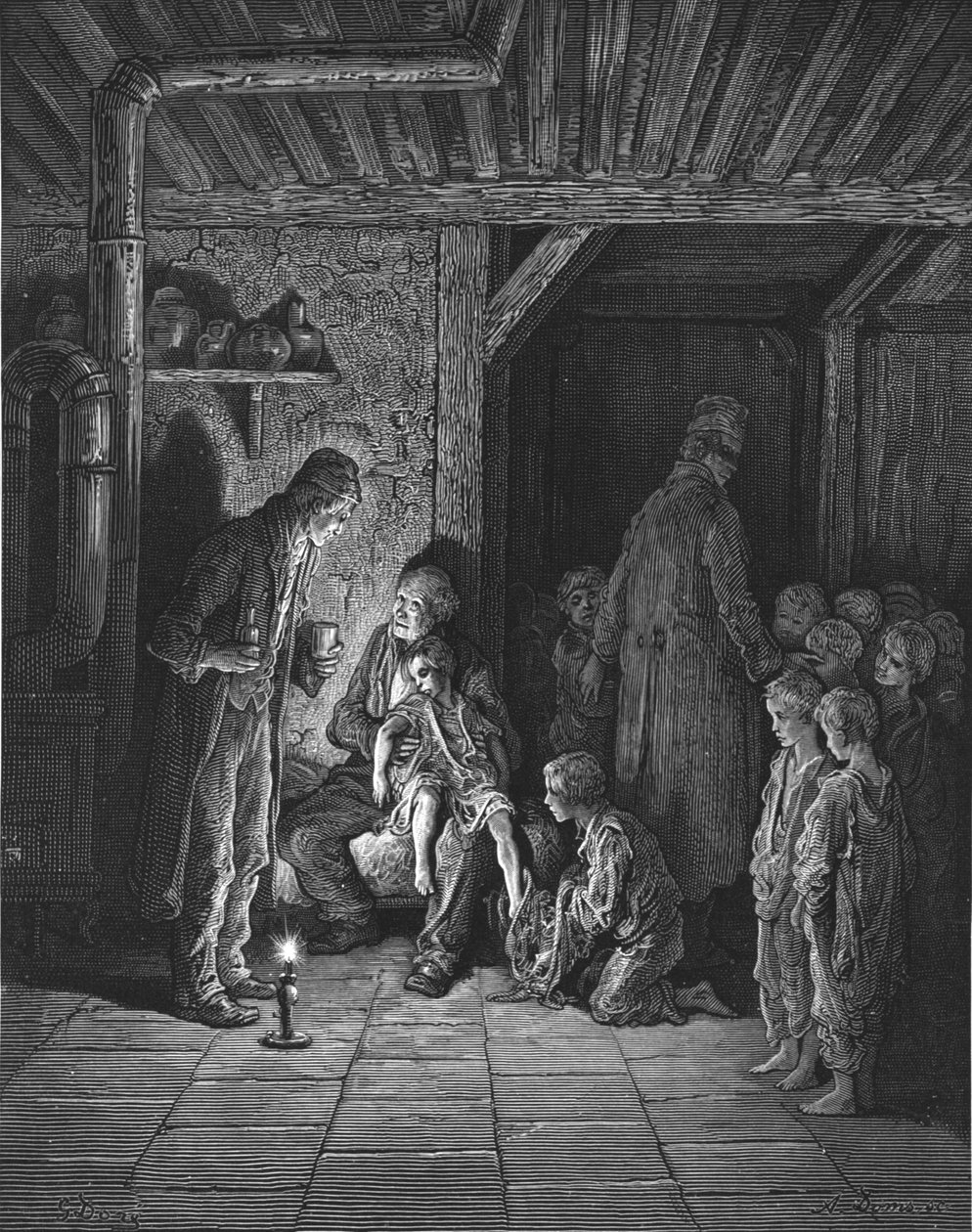 "وجدت في الشارع" ، 1872. بواسطة غوستاف دور