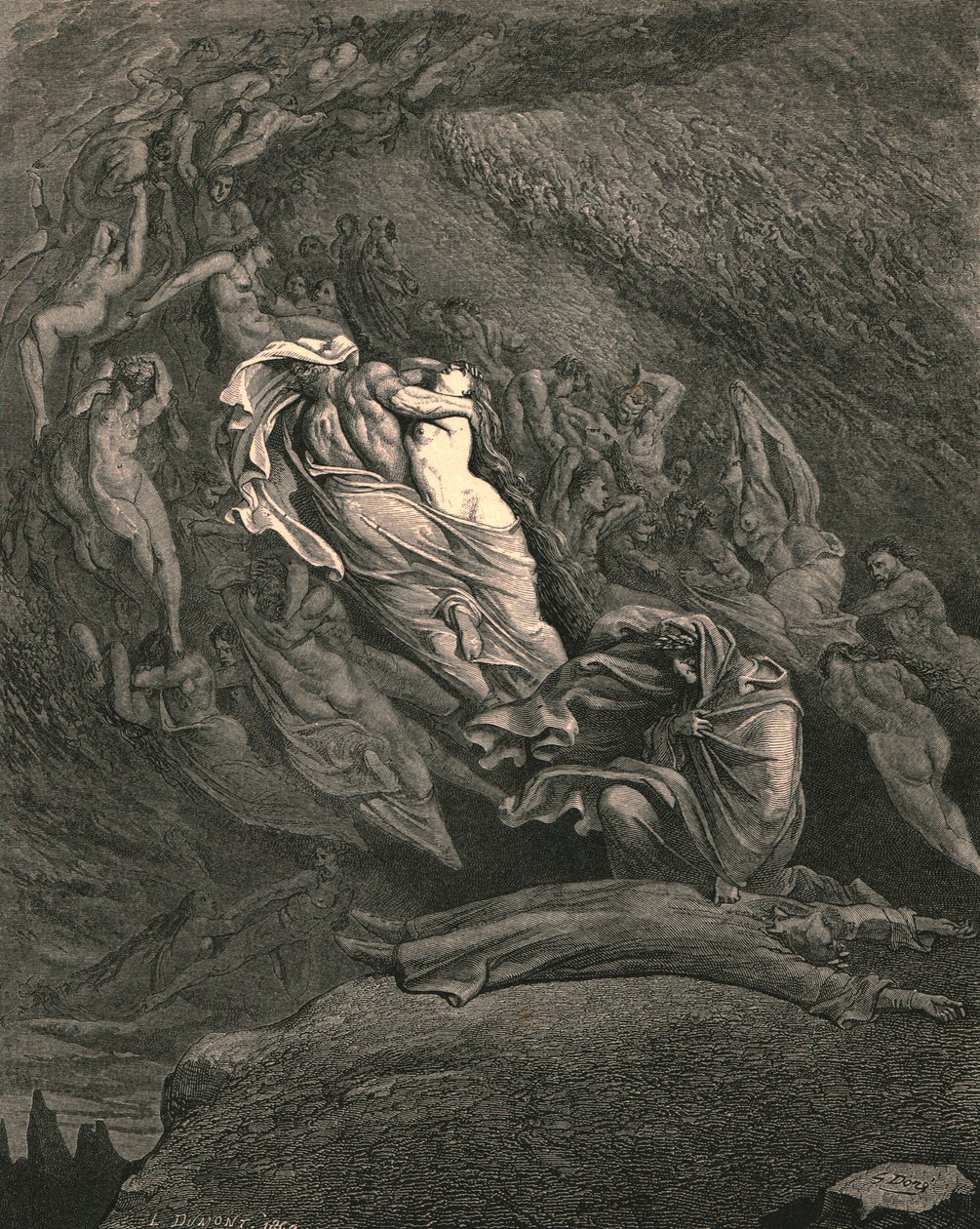 أنا من خلال الإغماء الرحيم ، يبدو أنه ليس بعيدًا عن الموت ، c1890. بواسطة غوستاف دور