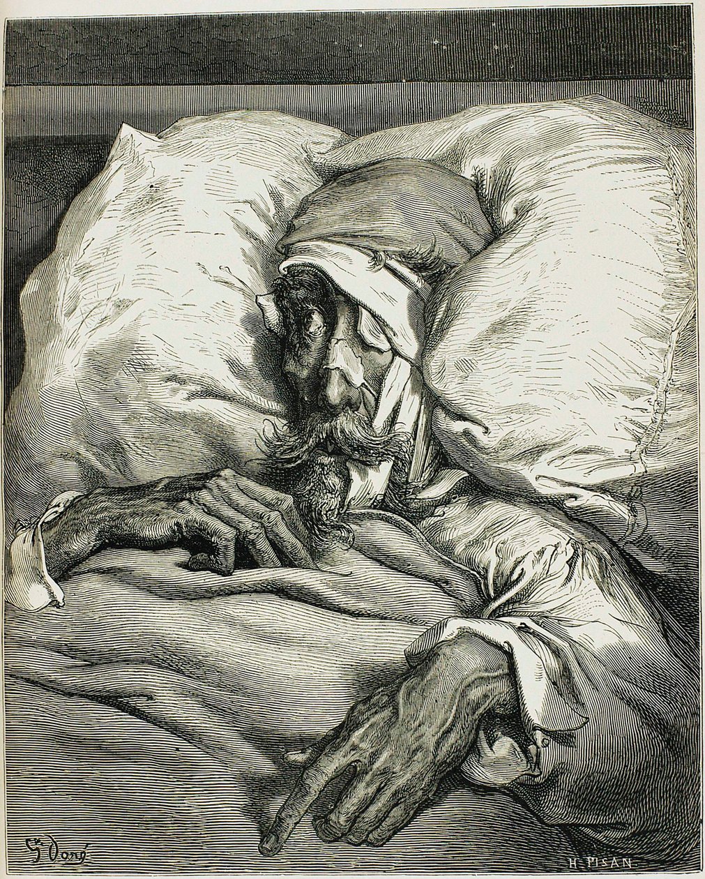 رسم توضيحي من رواية دون كيشوت ، بقلم ميغيل دي سرفانتس ، 1863. بواسطة غوستاف دور