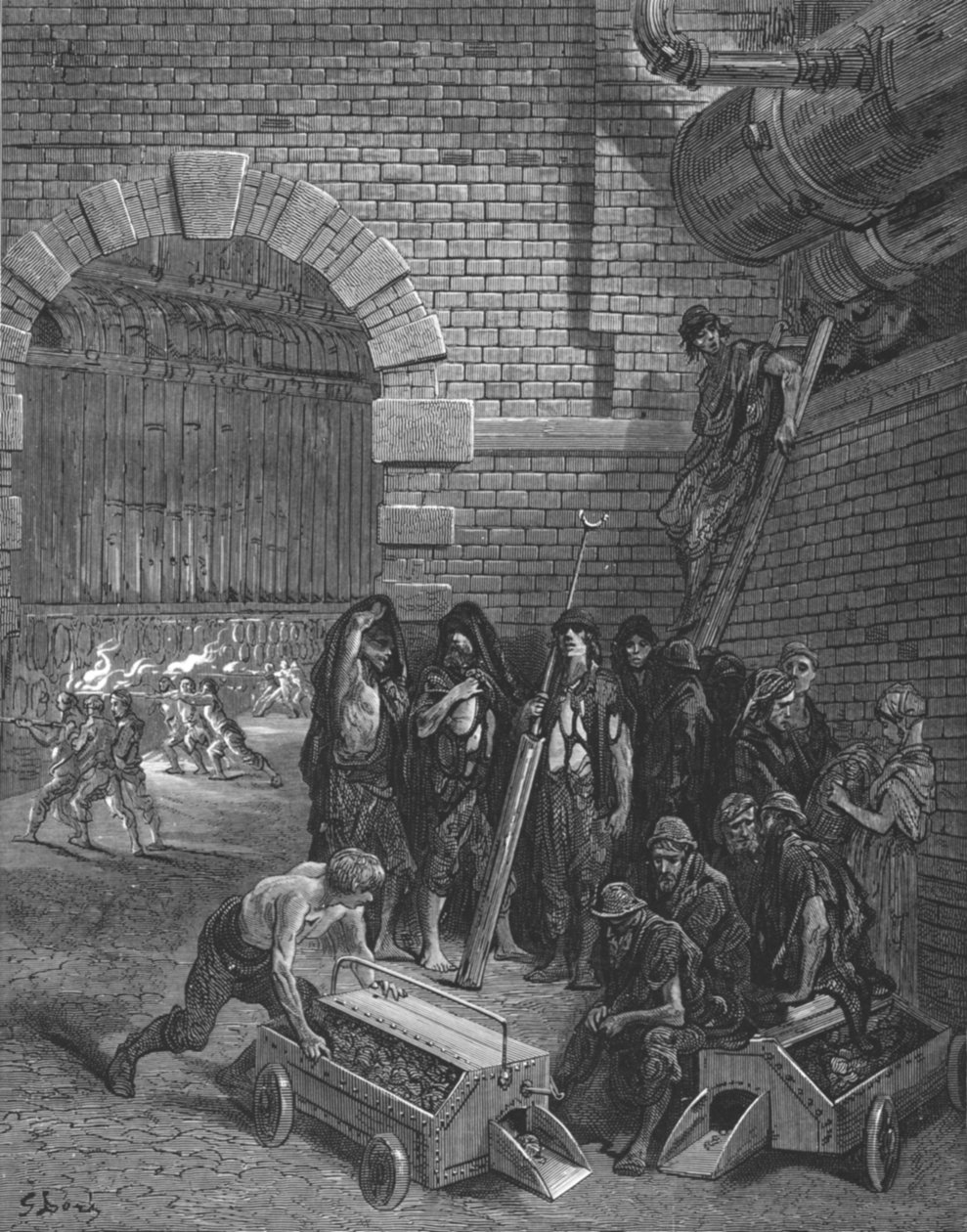 "Lambeth Gas Works" ، 1872. بواسطة غوستاف دور