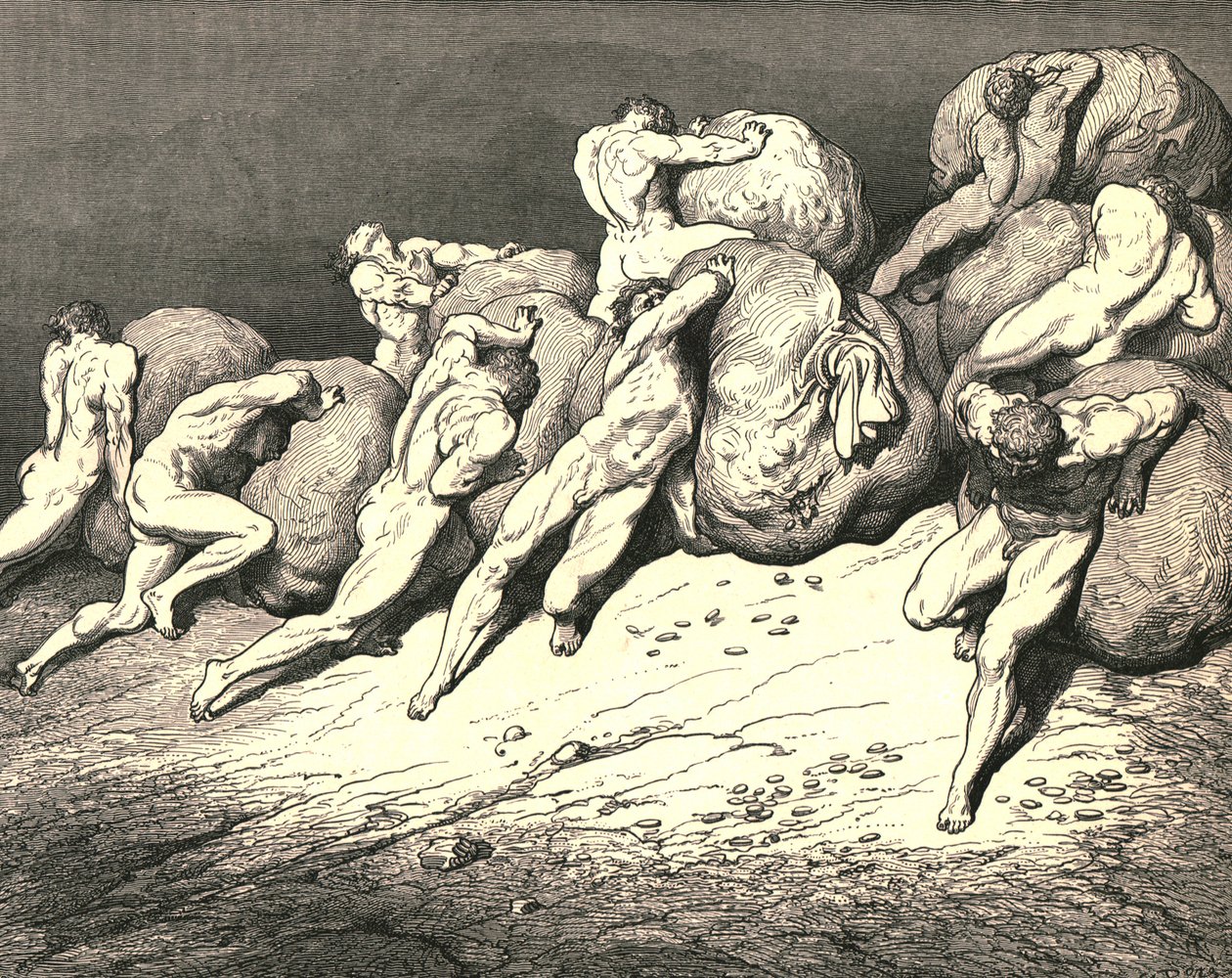 ليس كل الذهب ، الموجود تحت القمر أو الذي كان موجودًا ، c1890. بواسطة غوستاف دور