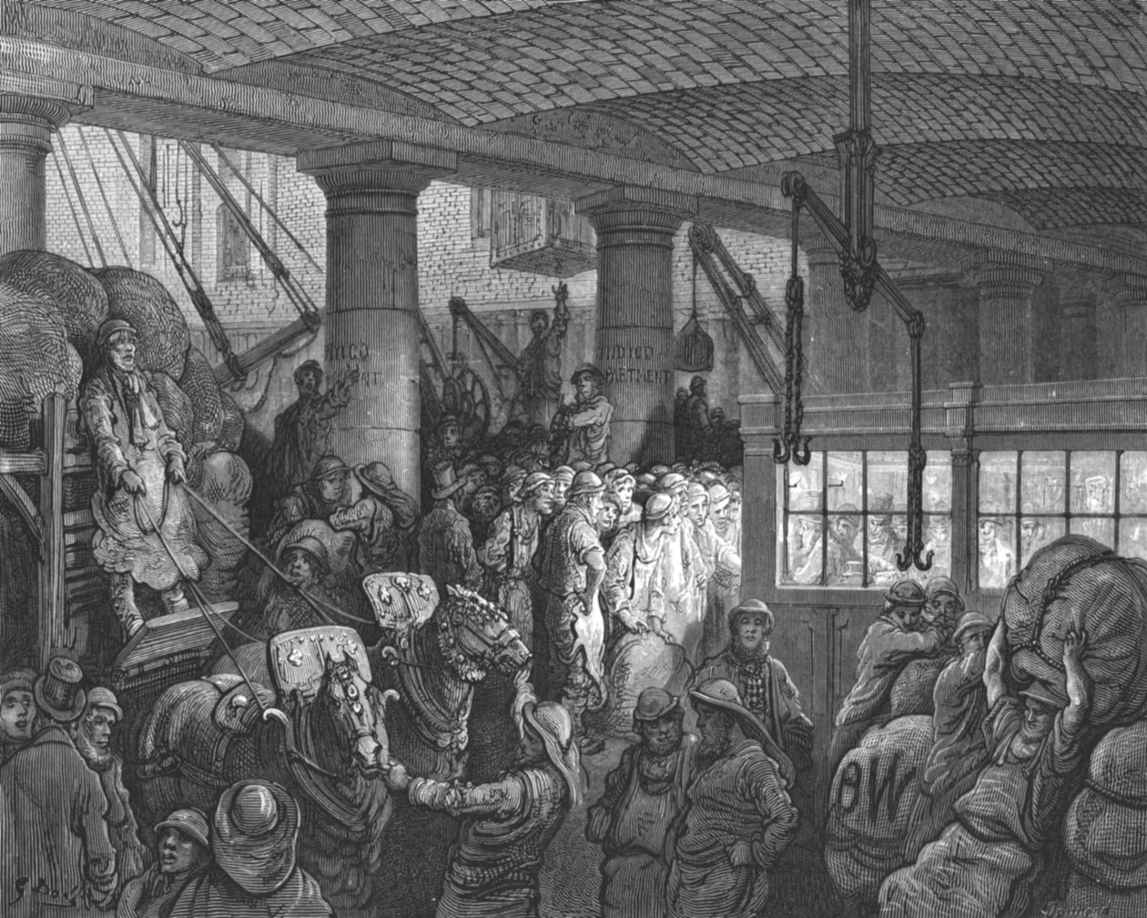 'شارع. كاثرين دوك ، 1872. بواسطة غوستاف دور