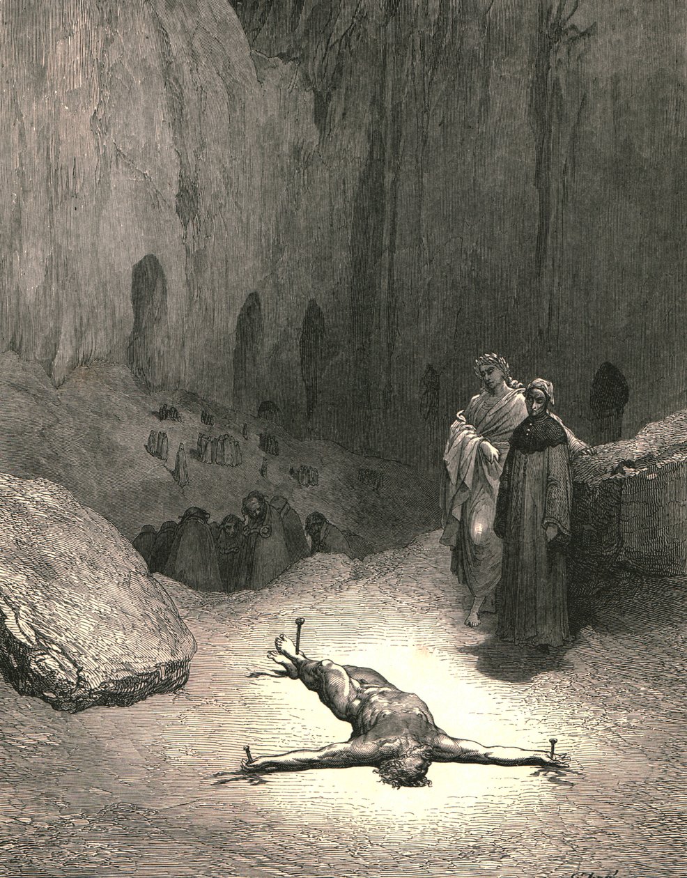 تلك الروح المثقوبة ... هو الذي أعطى مجلس الفريسيين ، c1890. بواسطة غوستاف دور