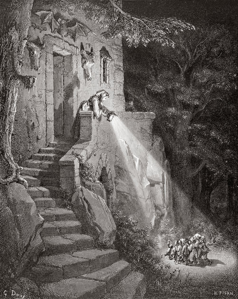مسكن الأوغري ، نقشها هيليودور جوزيف بيسان (1822-1890) ج. بواسطة غوستاف دور