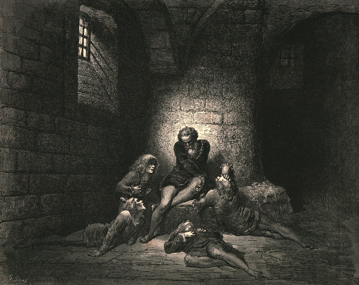 ثم ، حتى لا أجعلهم أكثر حزنًا ، بقيت روحي في سكون ، c1890. بواسطة غوستاف دور