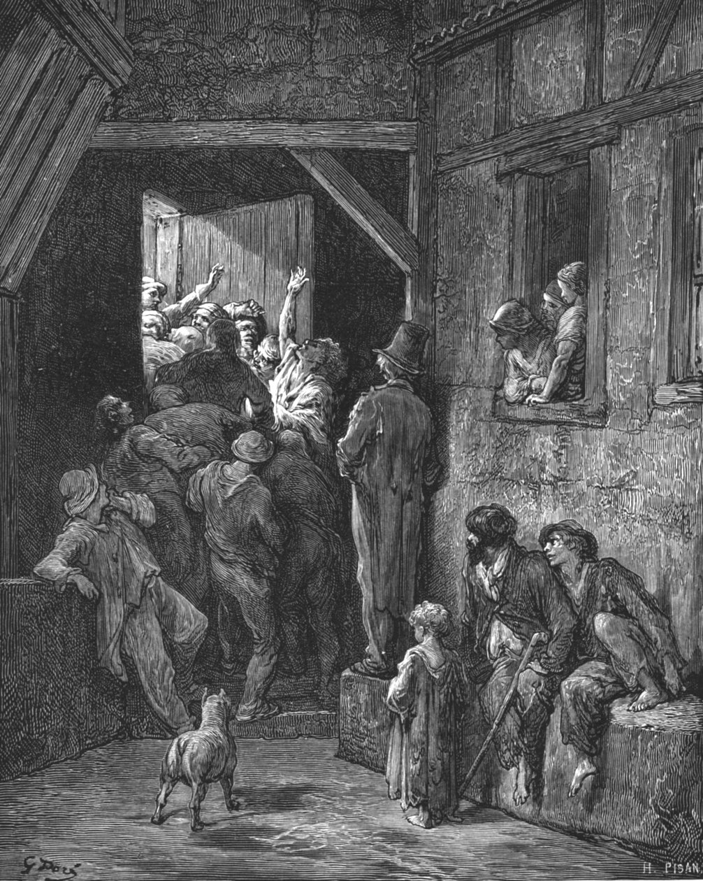 'أخرجه! - راتكليف ، 1872. بواسطة غوستاف دور