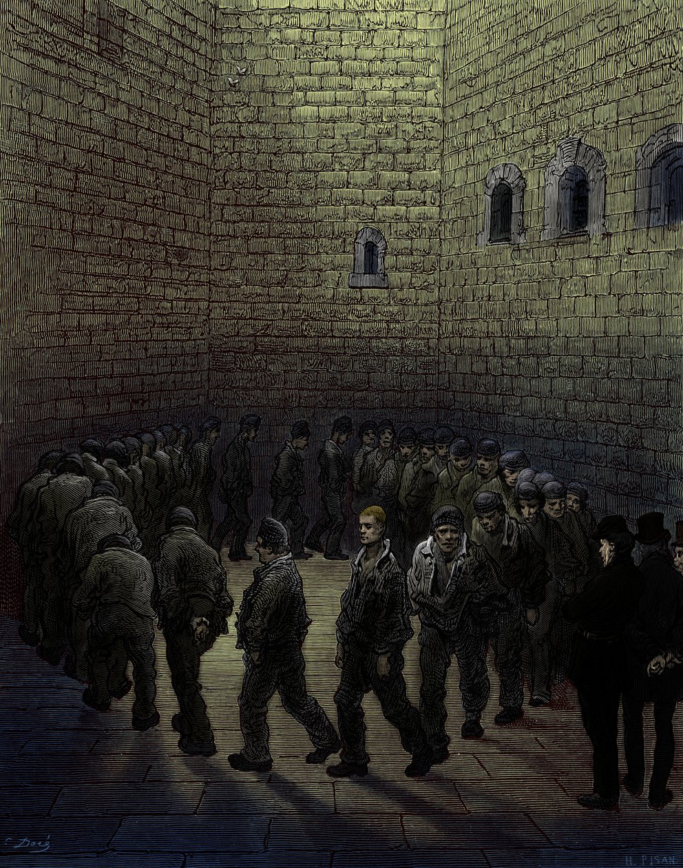 سجن لندن الفيكتوري بواسطة غوستاف دور