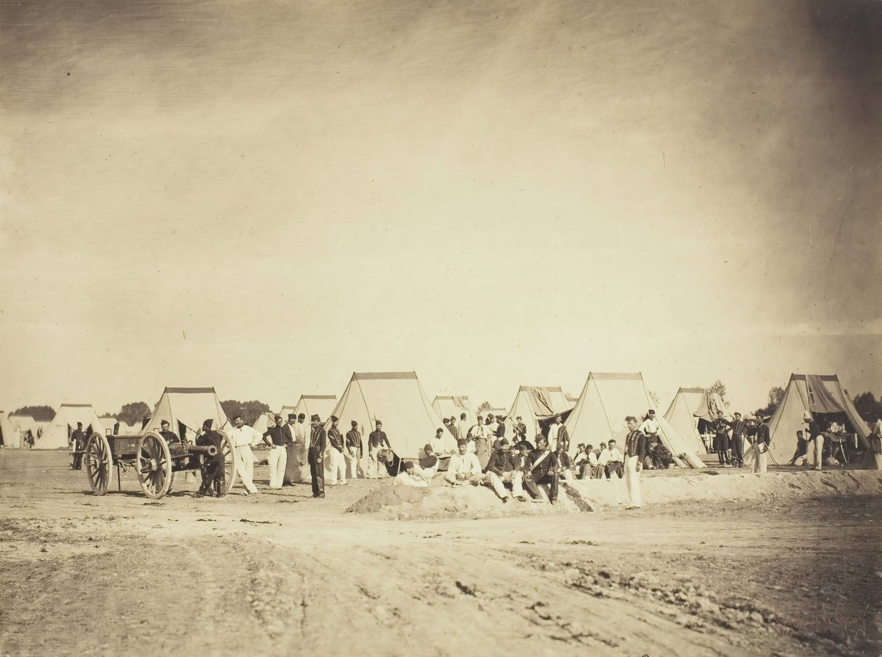 معسكر المدفعية ، كامب دي شالون ، 1857. بواسطة غوستاف ليجراي