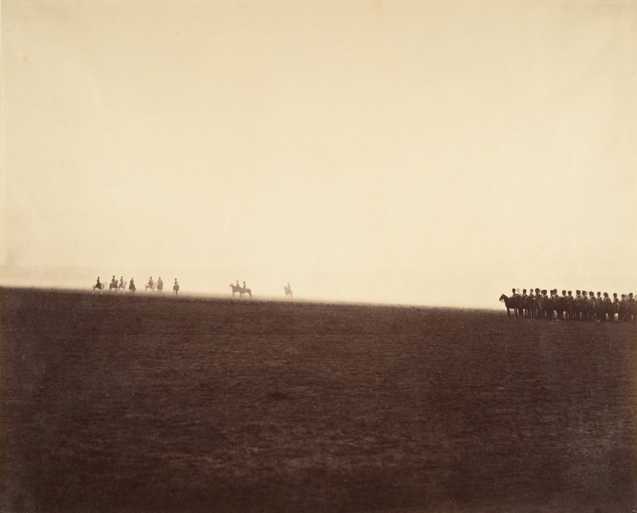 [مناورات الفرسان ، كامب دي شالون] ، 1857. بواسطة غوستاف ليجراي