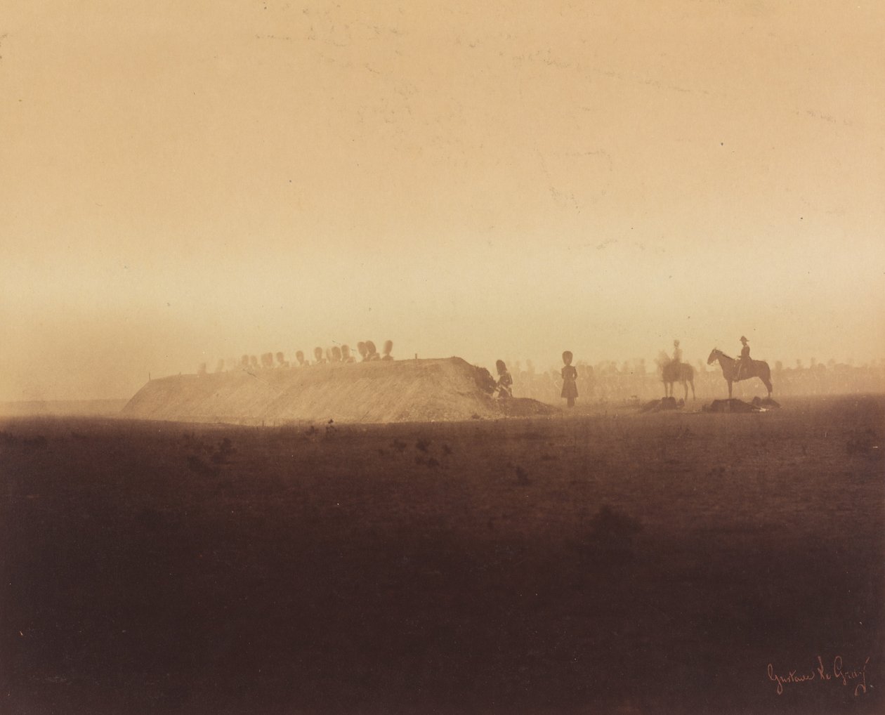 مناورات الفرسان ، كامب دي شالون ، 1857. بواسطة غوستاف ليجراي