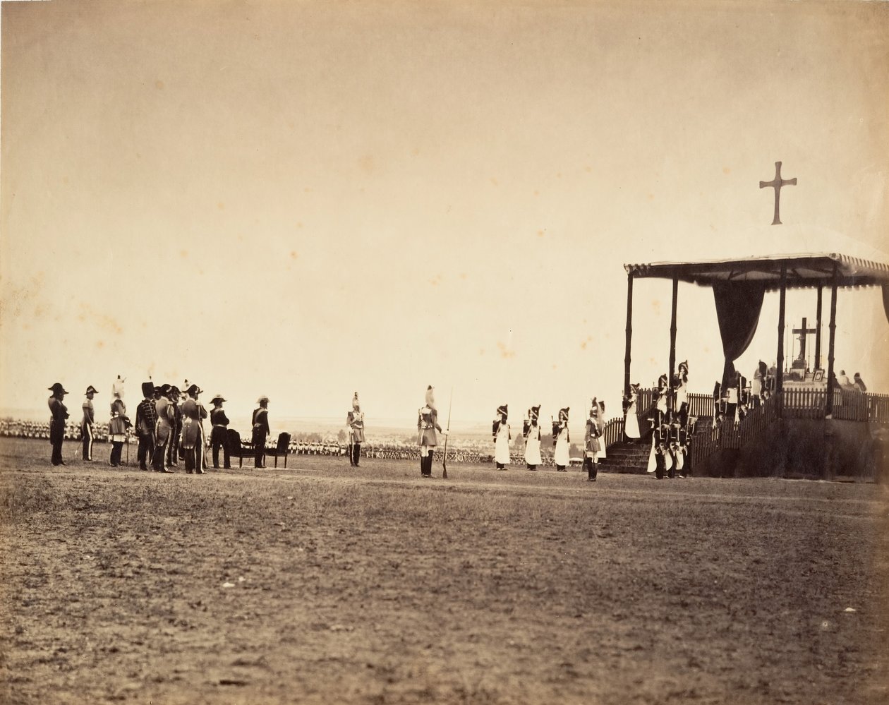 قداس في كامب دي شالون ، 1857. بواسطة غوستاف ليجراي