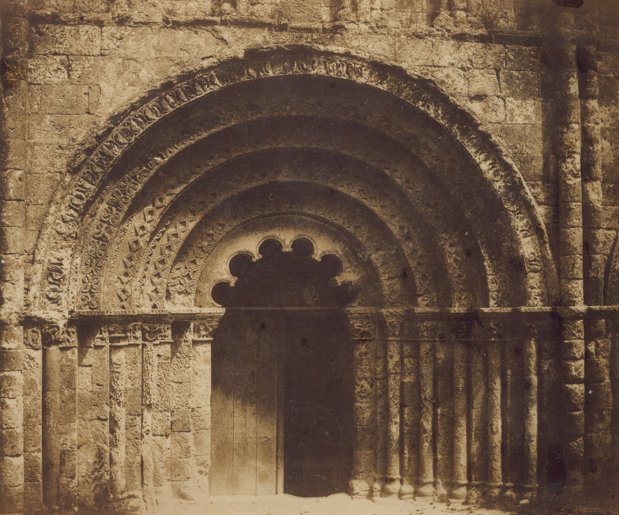 البوابة الوسطى لأوبيتر ، 1851. بواسطة غوستاف ليجراي