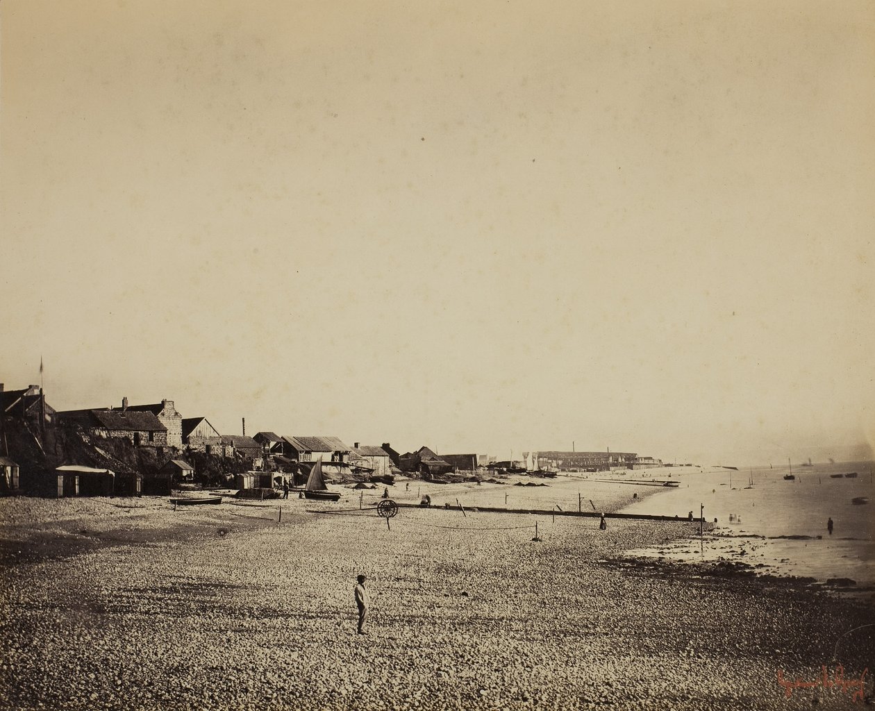 الشاطئ في سانت أدريس 1856-57 بواسطة غوستاف ليجراي