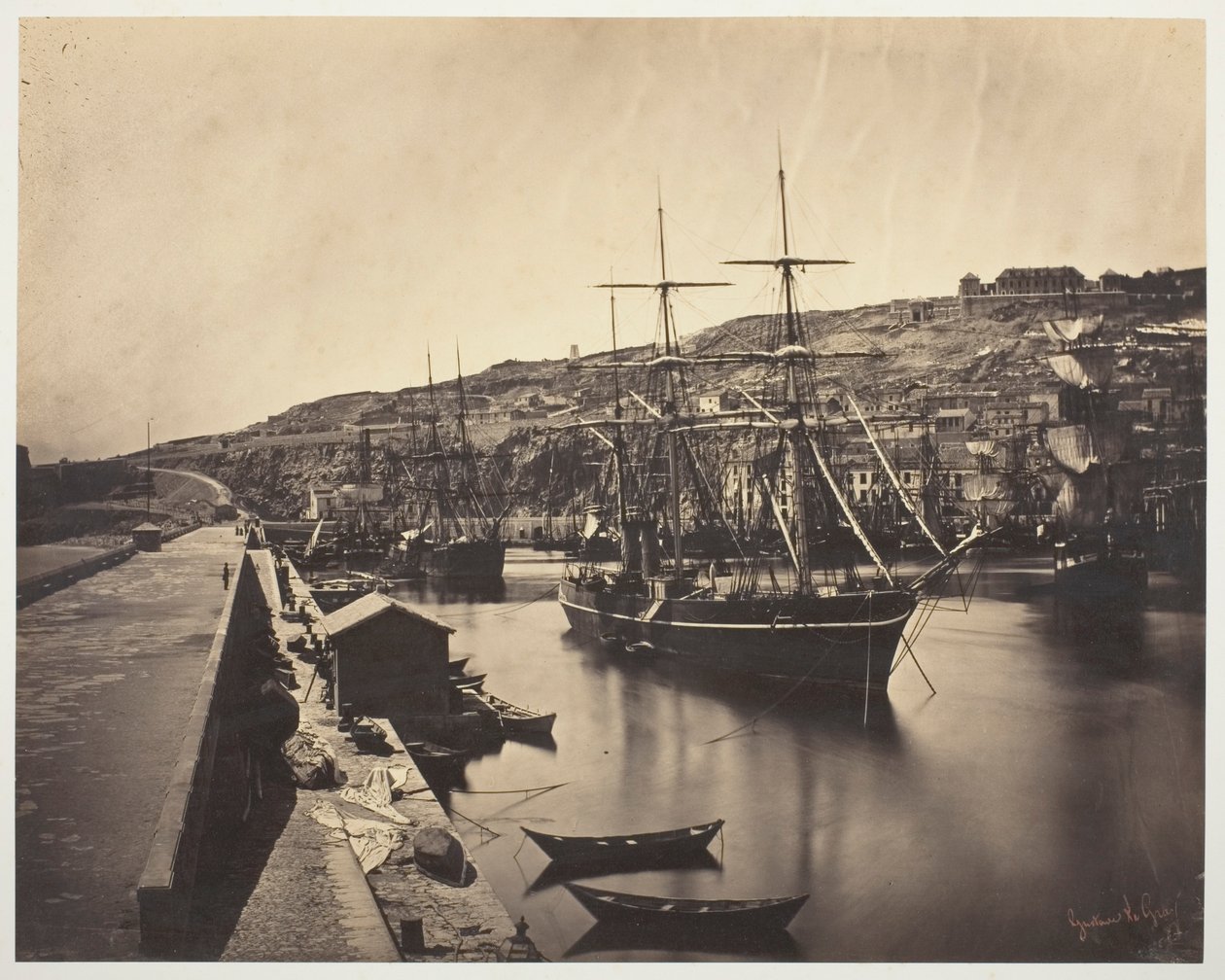 ميناء ومدينة Sète-Mediterranean (Port et Ville de Sète-Mediterranée) بواسطة غوستاف ليجراي