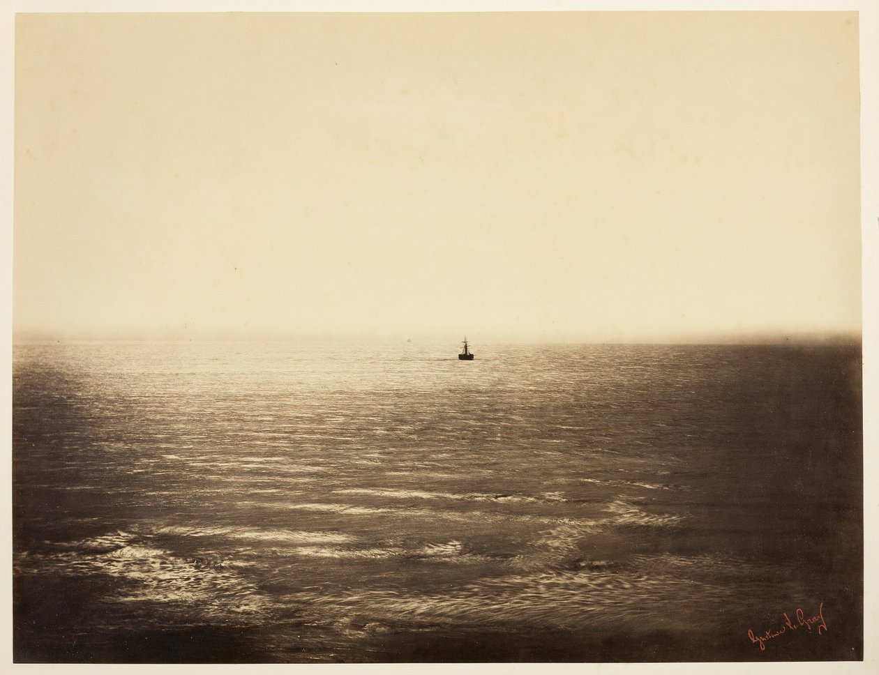 باخرة ، 1856. بواسطة غوستاف ليجراي