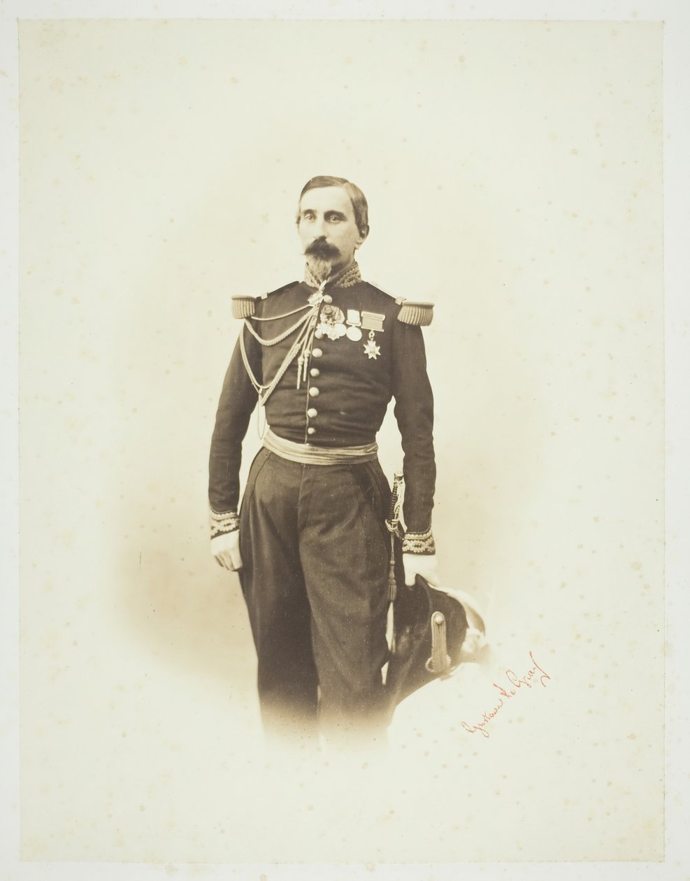 بدون عنوان [ضابط فرنسي] ، 1857. بواسطة غوستاف ليجراي