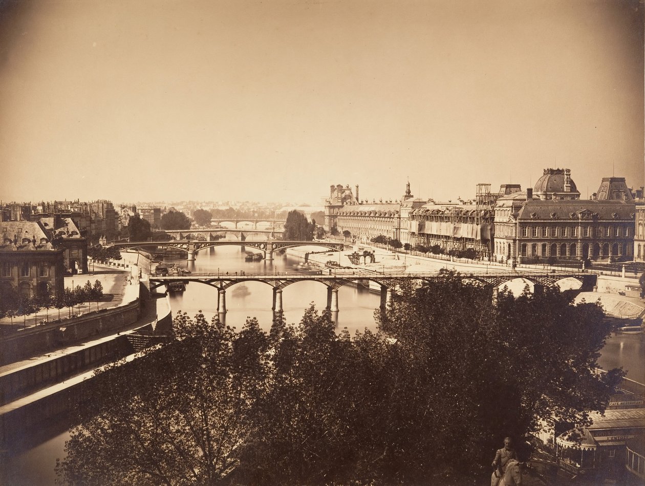 [منظر لنهر السين ، باريس] ، 1857. بواسطة غوستاف ليجراي