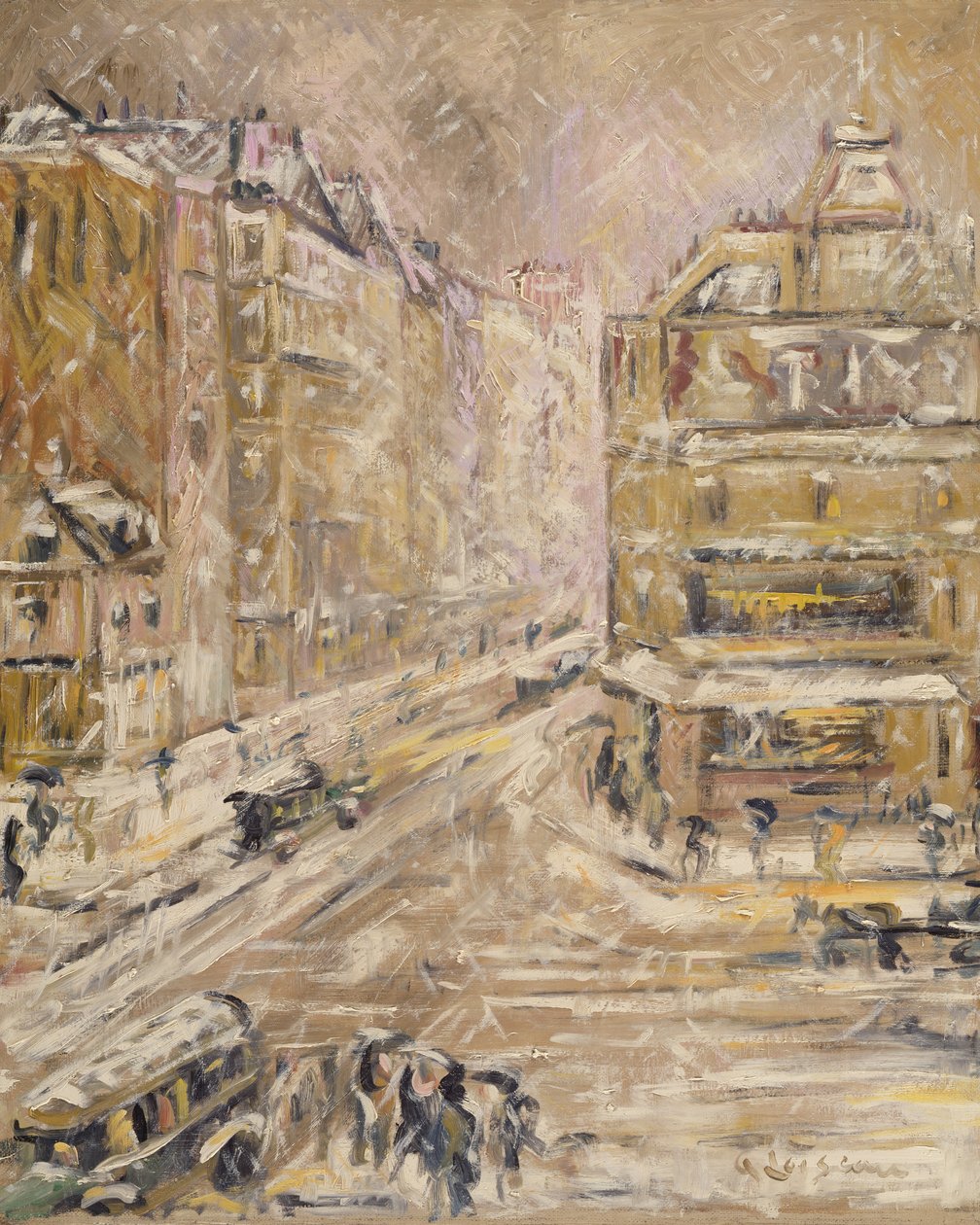 Rue de Clignancourt Under Snow ، 1924 بواسطة جوستاف لويسو