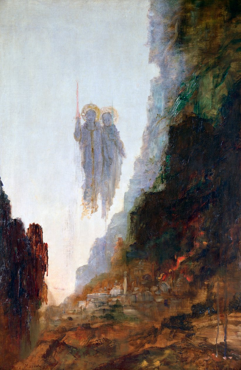 ملائكة سدوم ، c1846-1898 بواسطة غوستاف مورو