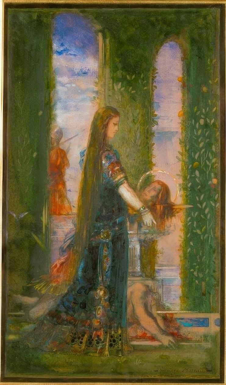سالومي في الحديقة بواسطة غوستاف مورو