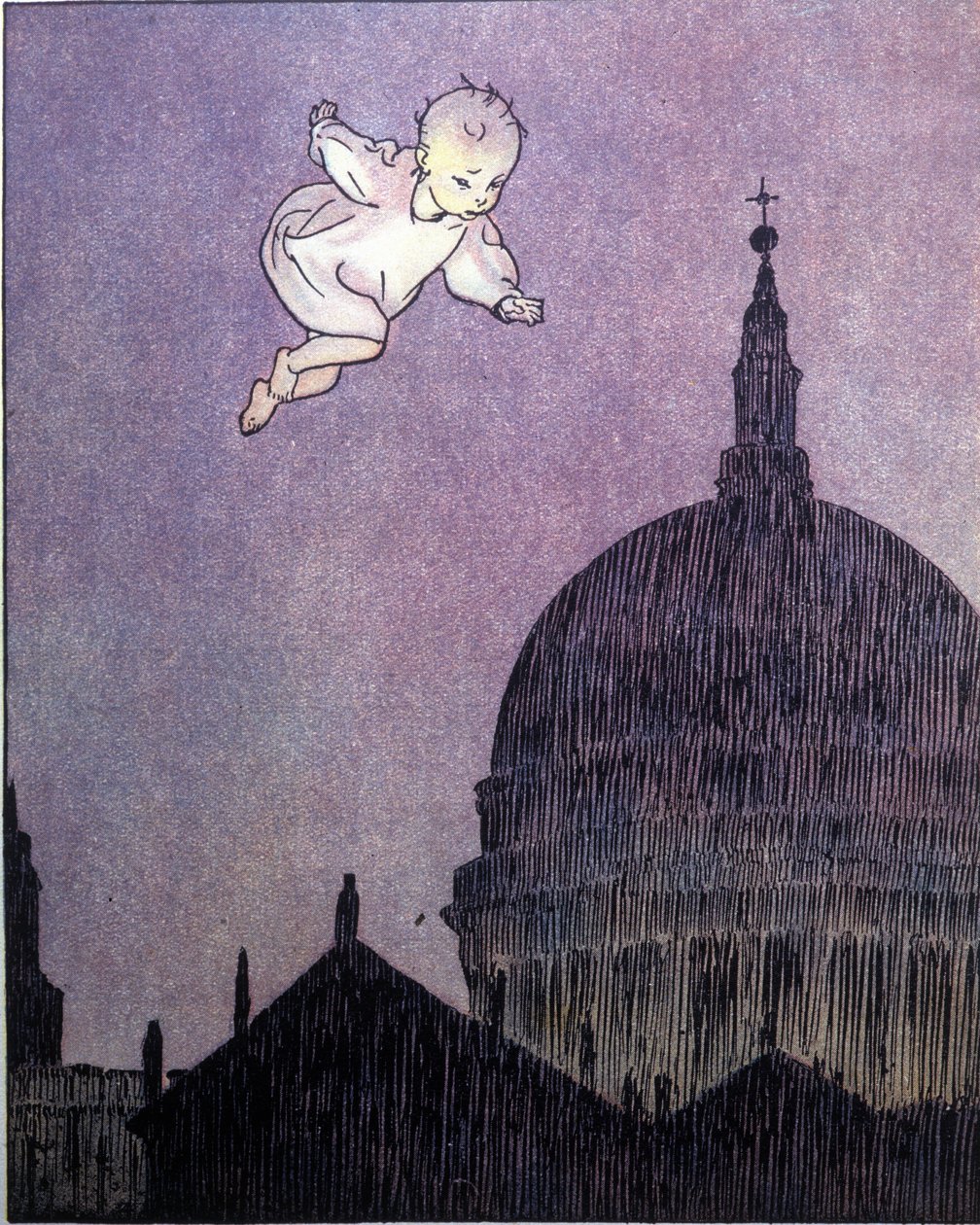 رسم توضيحي لـ "La storia di Peter Pan" ، حكاية جيمس ماثيو باري (JM أو J.M Barrie بواسطة جوستافو جوستافينو روسو