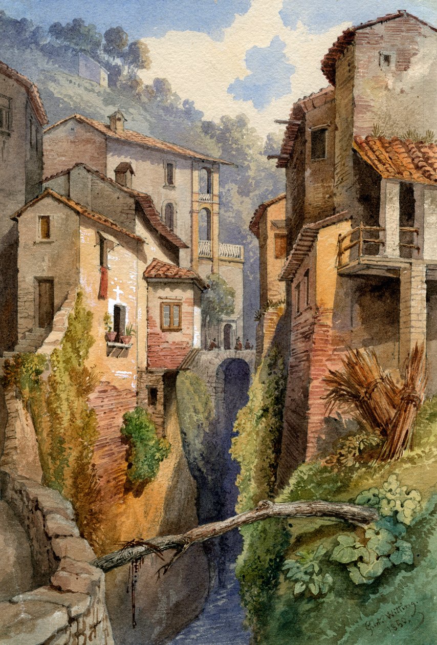 لوكا ، توسكانا ، إيطاليا ، 1850. بواسطة غوستافو ويتينغ