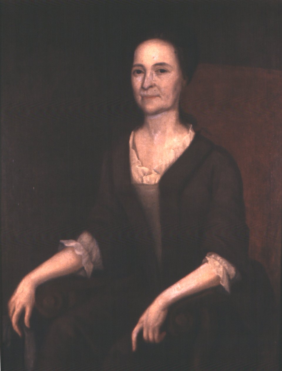 السيدة Gustavus Hesselius (Lydia Getchel Hesselius) ، حوالي 1740 (زيت على قماش) بواسطة غوستافوس هيسيليوس