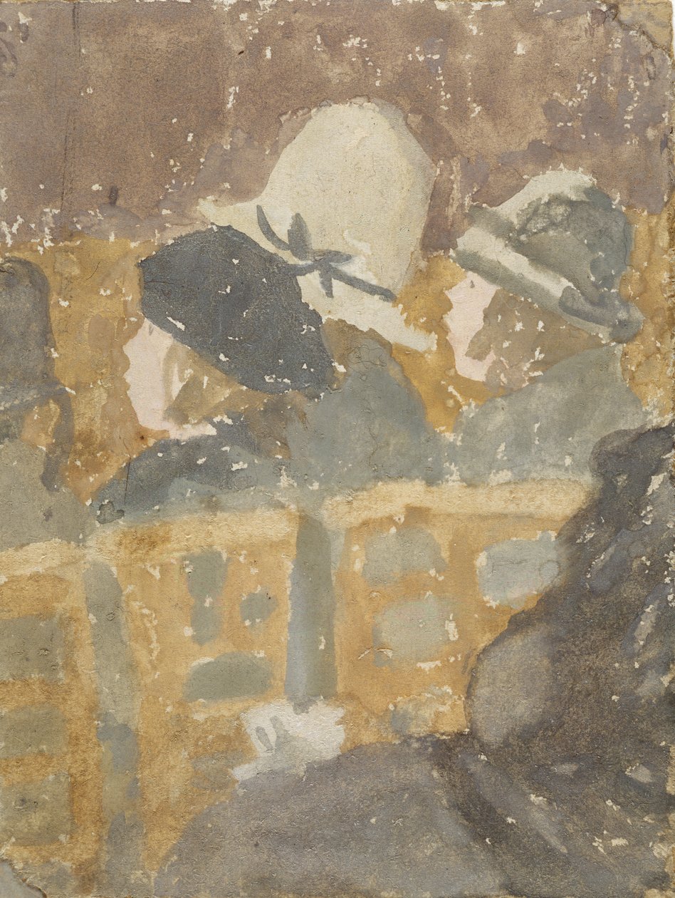 فتيات في الكنيسة (gouache und wc على ورق) بواسطة جوين جون