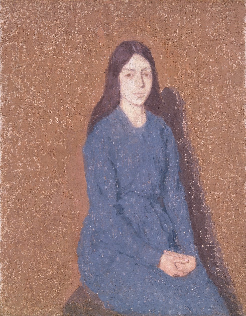"فتاة في ثوب أزرق" ، 1900-1935 بواسطة جويندولين ماري جون